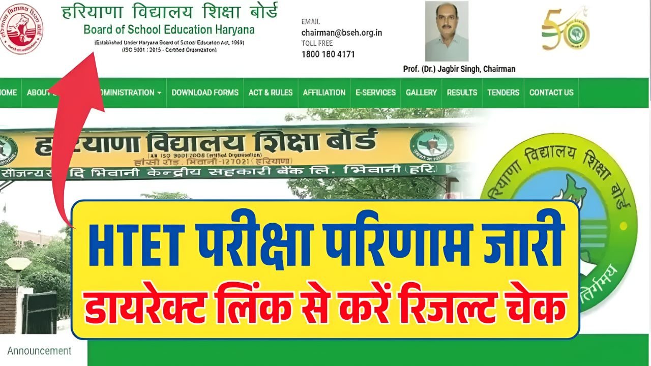 Haryana HTET Result 2025